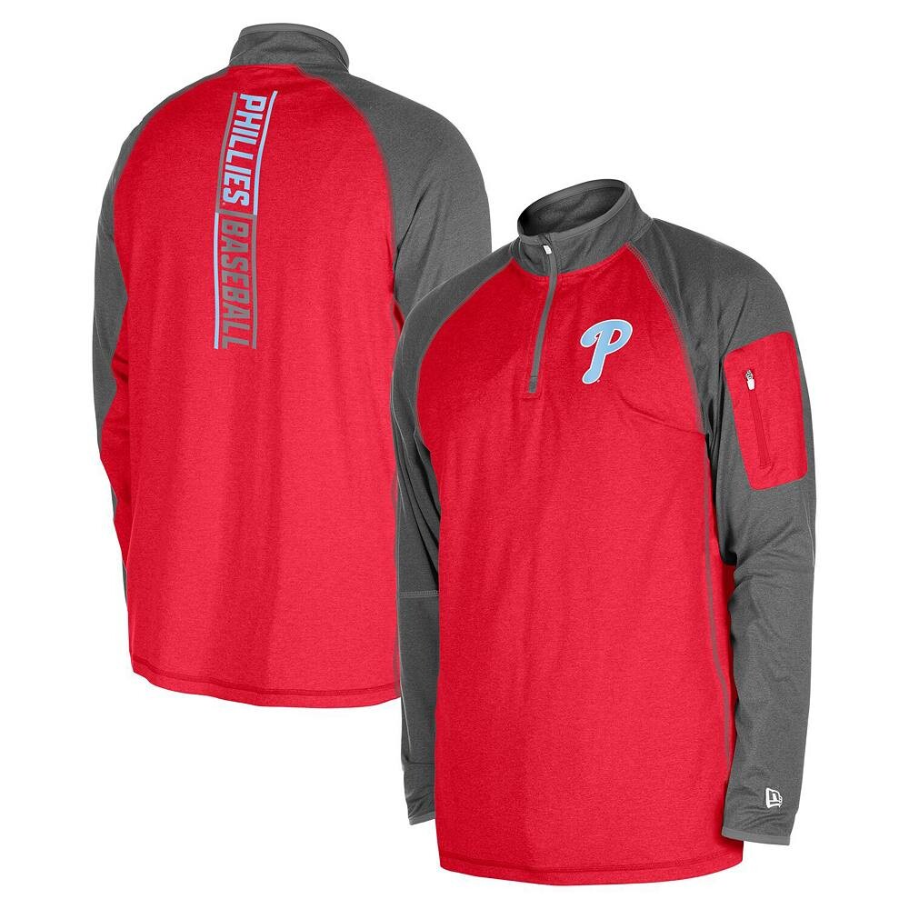 Мужской красный топ New Era Philadelphia Phillies Father's Day с молнией четверть реглан, цвет Phl Red
Мужской красный топ New Era Philadelphia Phillies Father's Day с молнией четверть реглан, цвет Phl Red