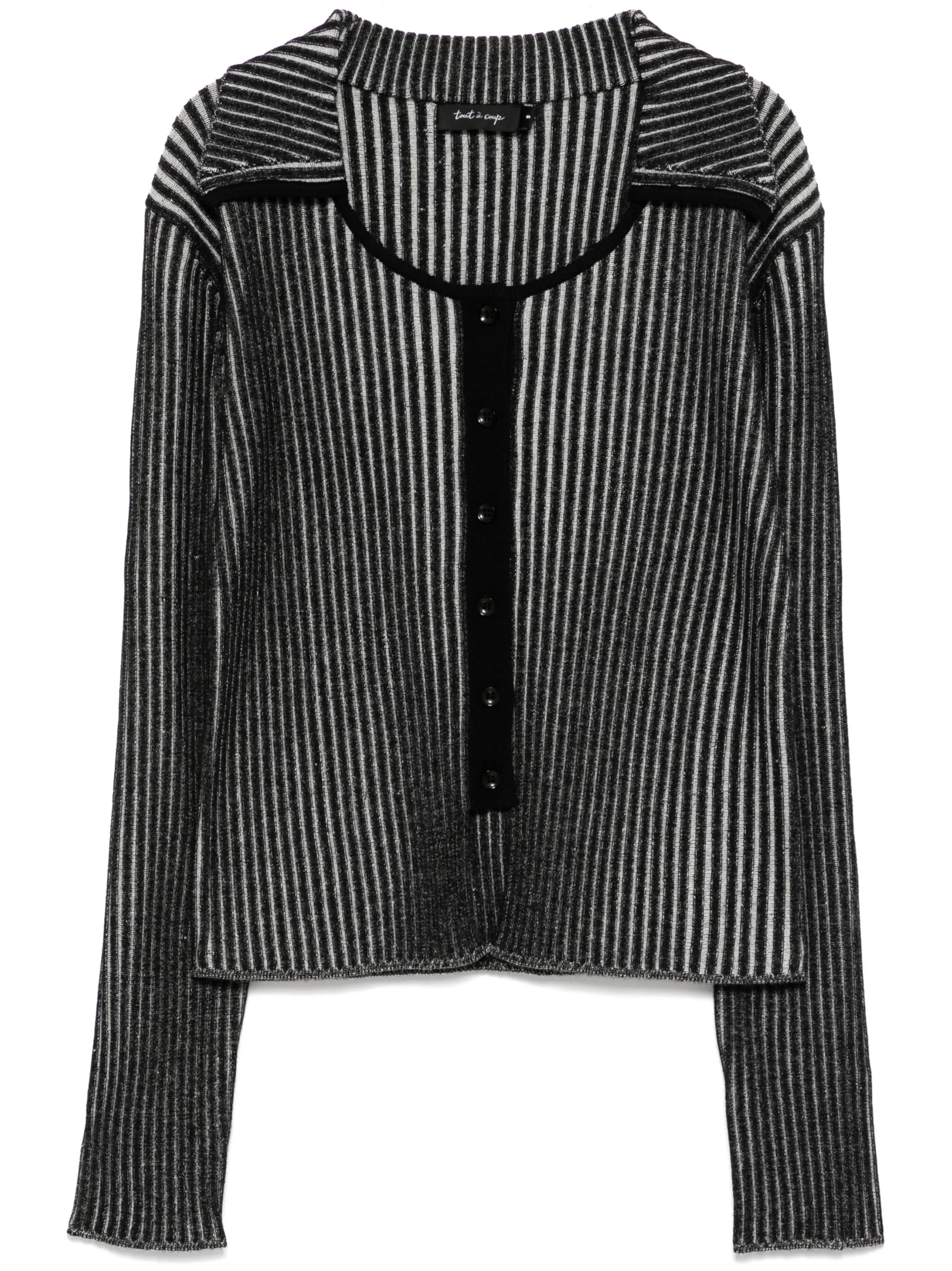 Трикотажный топ с вырезами Tout A Coup, черный
Трикотажный топ с вырезами Tout A Coup, черный