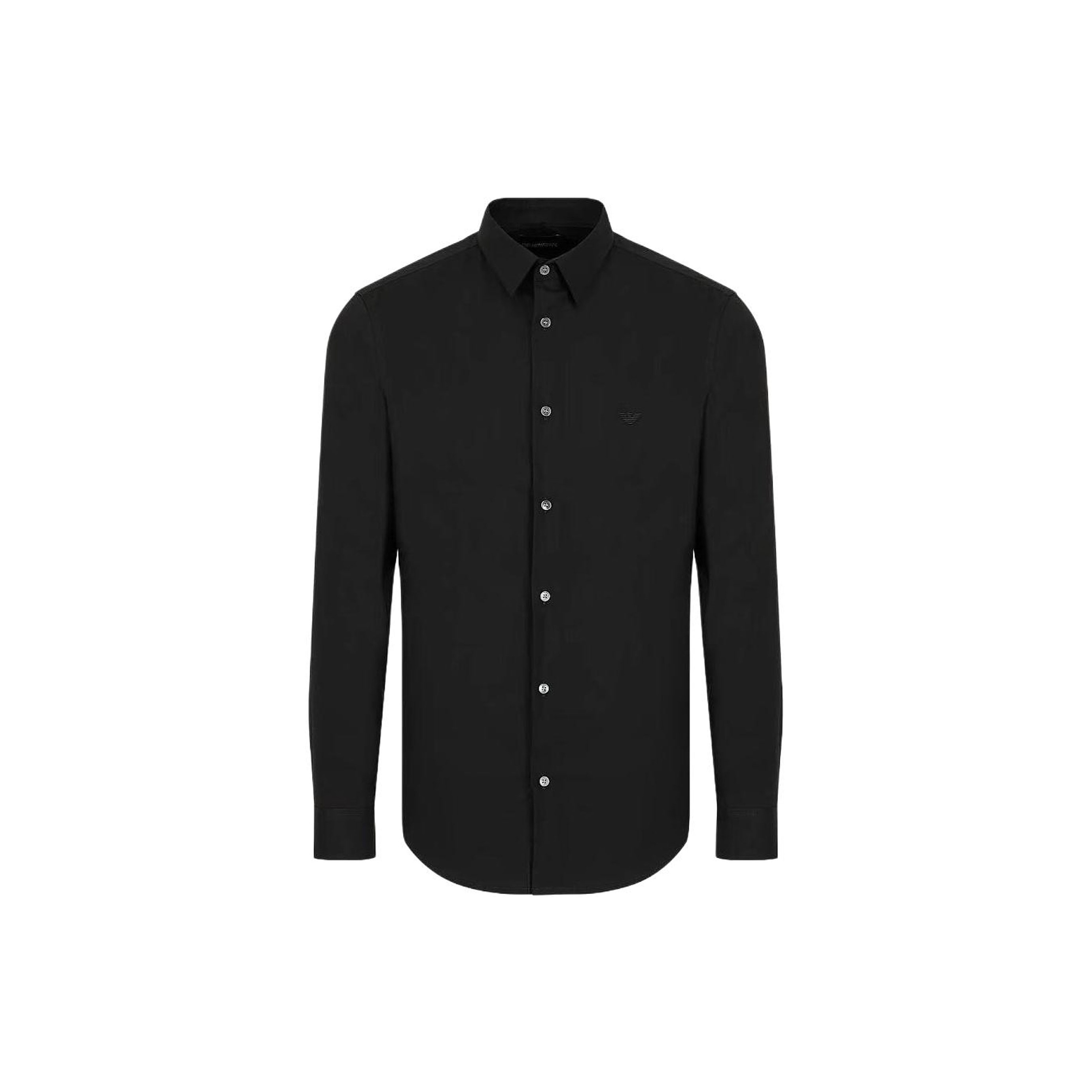 Рубашка с вышитым логотипом и пуговицами EMPORIO ARMANI, черный
Рубашка с вышитым логотипом и пуговицами EMPORIO ARMANI, черный