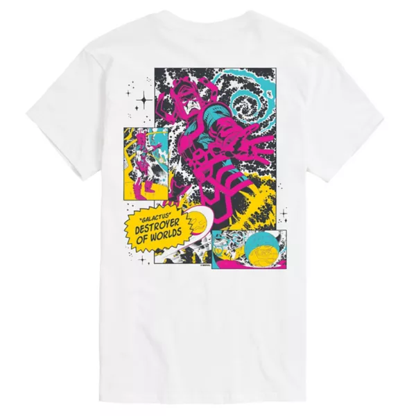 Мужская футболка с комиксом "Фантастическая четверка" и Галактусом Marvel, белый
Мужская футболка с комиксом "Фантастическая четверка" и Галактусом Marvel, белый