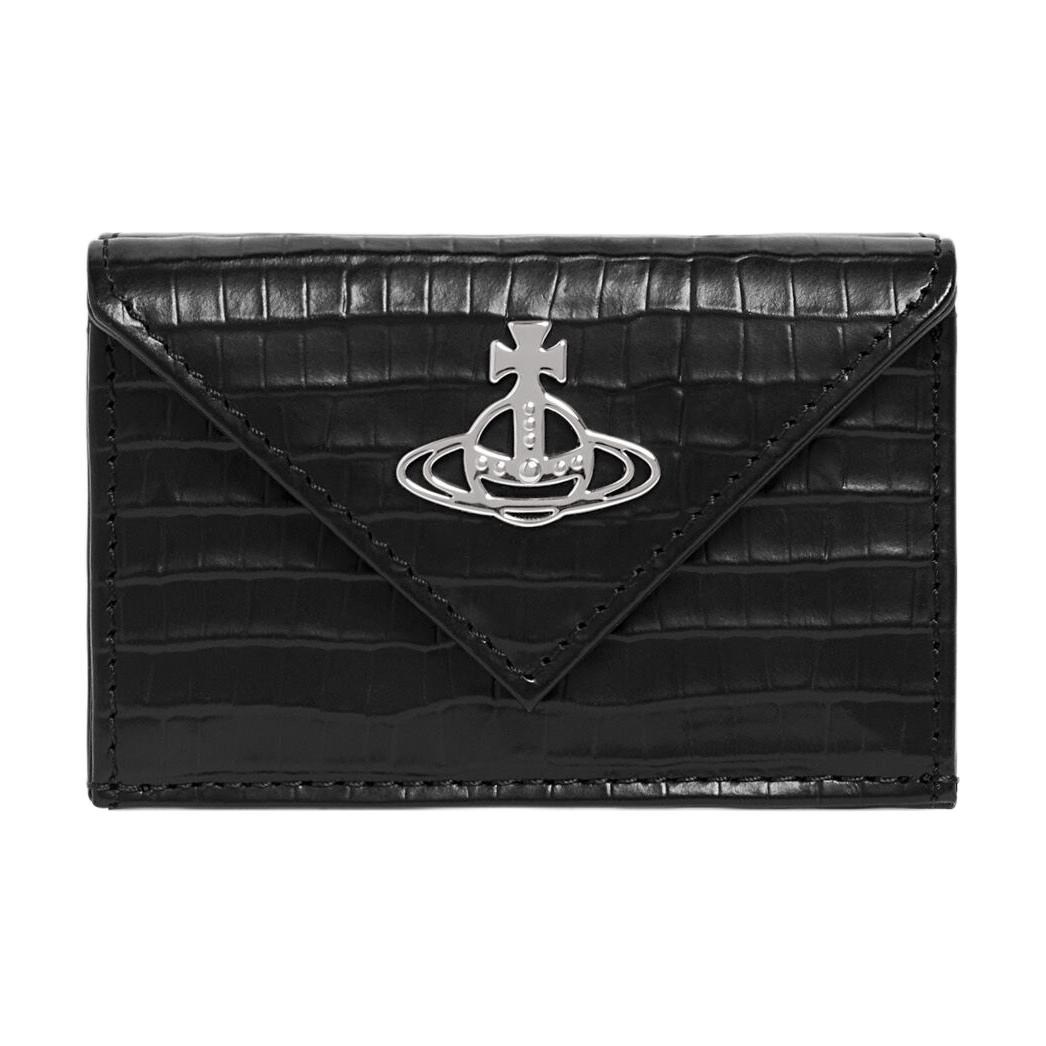 Vivienne Westwood Женский бумажник из тиснёной телячьей кожи с крокодиловым принтом чёрный
Vivienne Westwood Женский бумажник из тиснёной телячьей кожи с крокодиловым принтом чёрный