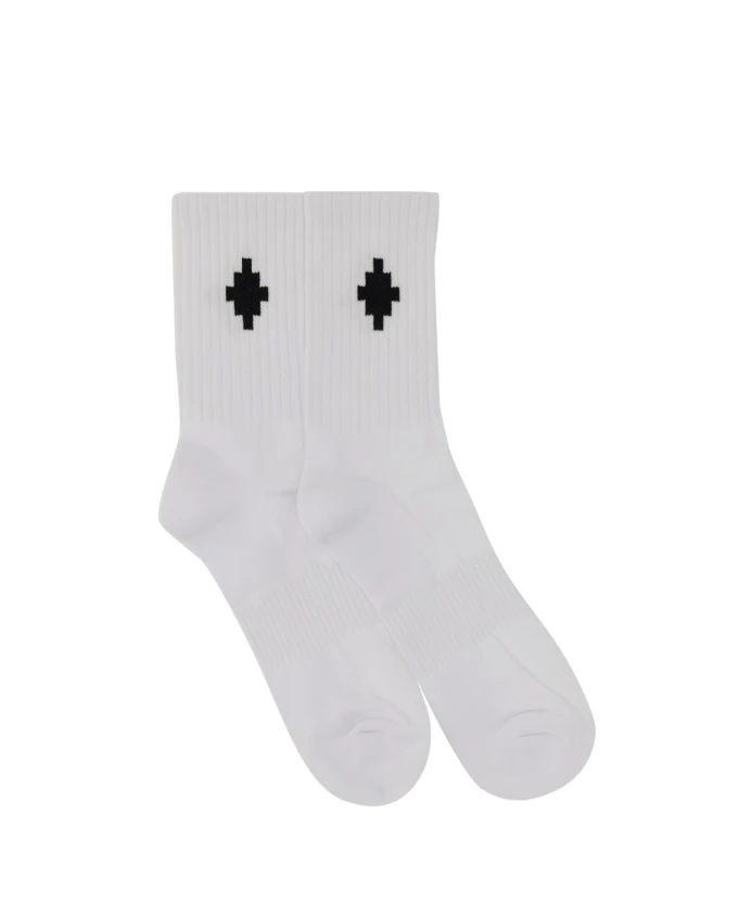 Носки из смесовой хлопковой ткани с узором в виде креста. Marcelo Burlon, белый
Носки из смесовой хлопковой ткани с узором в виде креста. Marcelo Burlon, белый