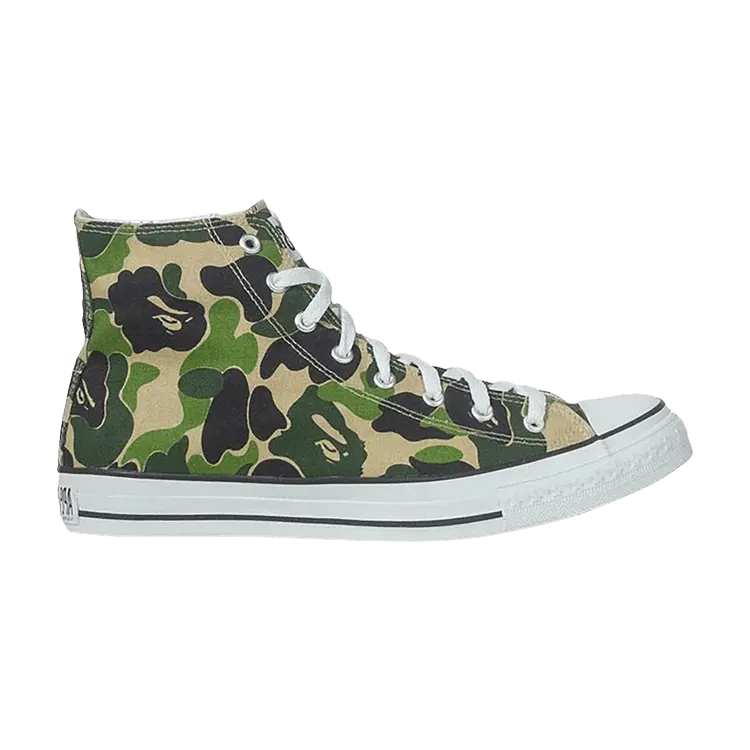 Кроссовки BAPE Bapesta High 'ABC Camo - Green', зеленый
Кроссовки BAPE Bapesta High 'ABC Camo - Green', зеленый