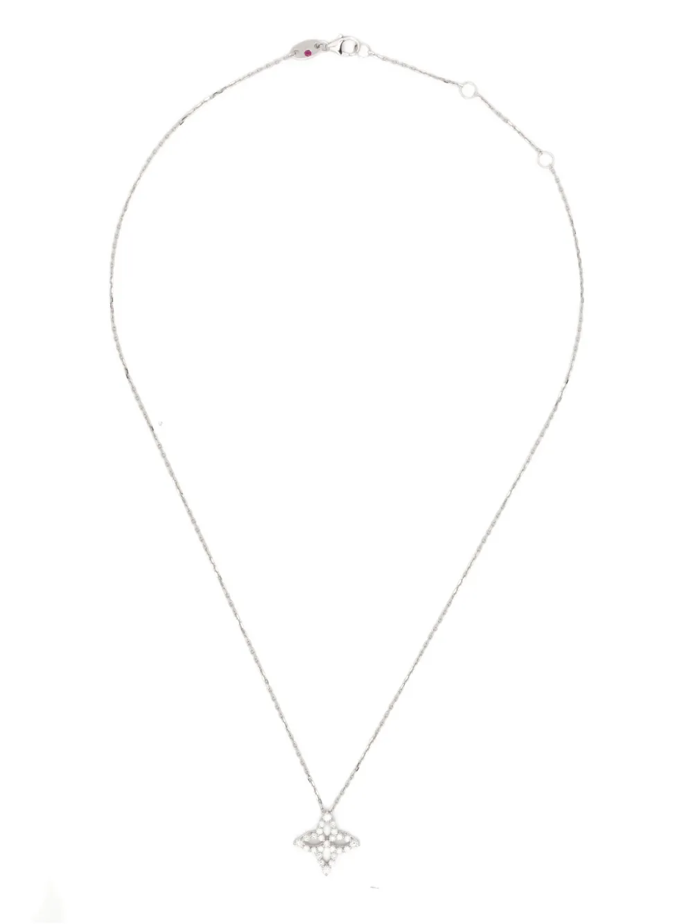 Колье из белого золота 750 пробы с бриллиантами Roberto Coin, серебряный
Колье из белого золота 750 пробы с бриллиантами Roberto Coin, серебряный