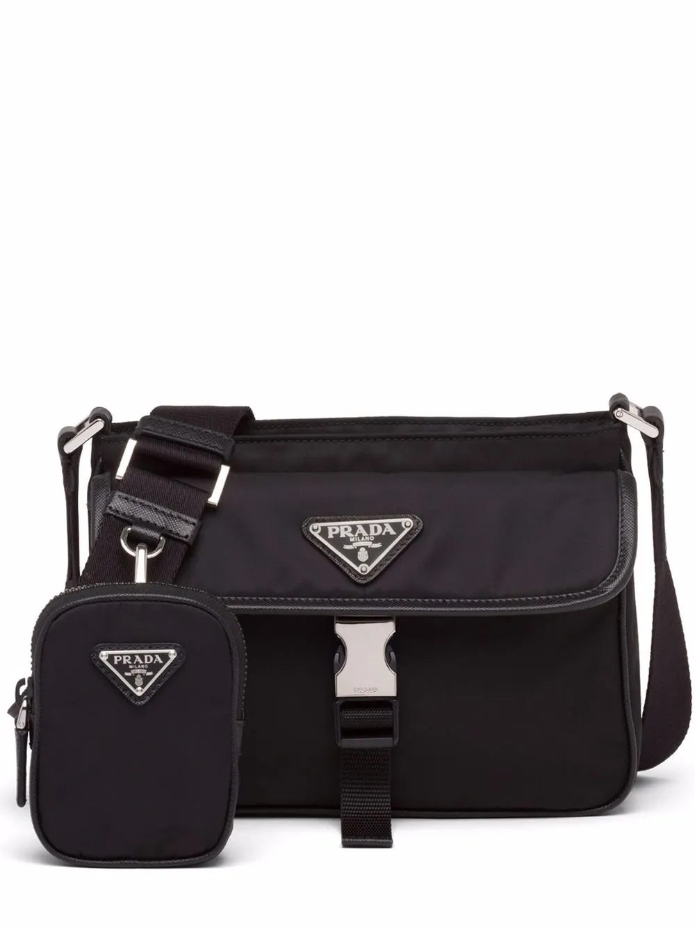 Сумка-мессенджер с логотипом Prada, черный
Сумка-мессенджер с логотипом Prada, черный