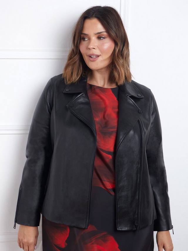 Изогнутая кожаная куртка Live Unlimited, черный
Изогнутая кожаная куртка Live Unlimited, черный