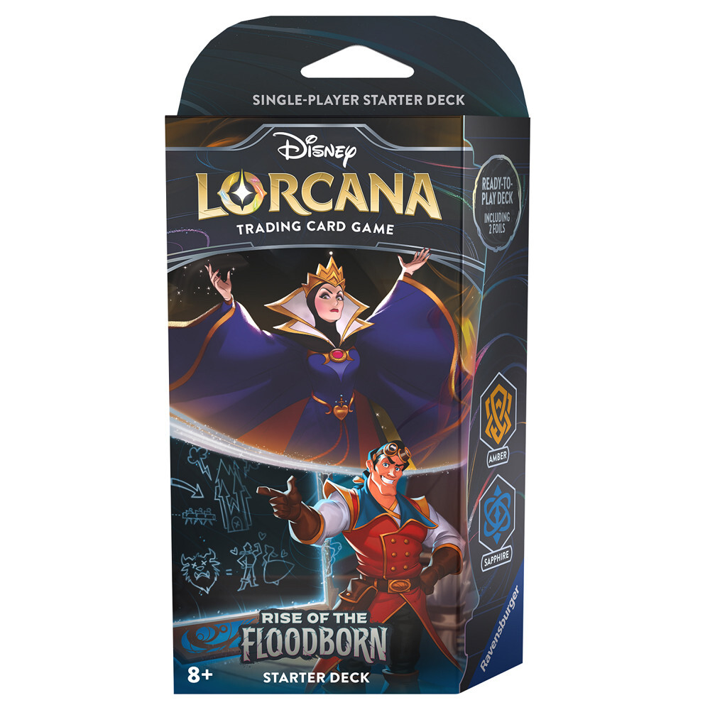 Карточная игра Ravensburger Lorcana TCG: Rise of the Floodborn - Starter Deck - Amber & Saphhire
Карточная игра Ravensburger Lorcana TCG: Rise of the Floodborn - Starter Deck - Amber & Saphhire