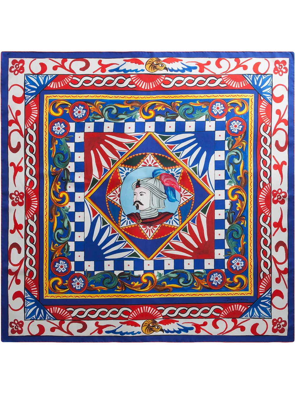 Твиловый шарф с принтом Carretto DOLCE & GABBANA, синий
Твиловый шарф с принтом Carretto DOLCE & GABBANA, синий