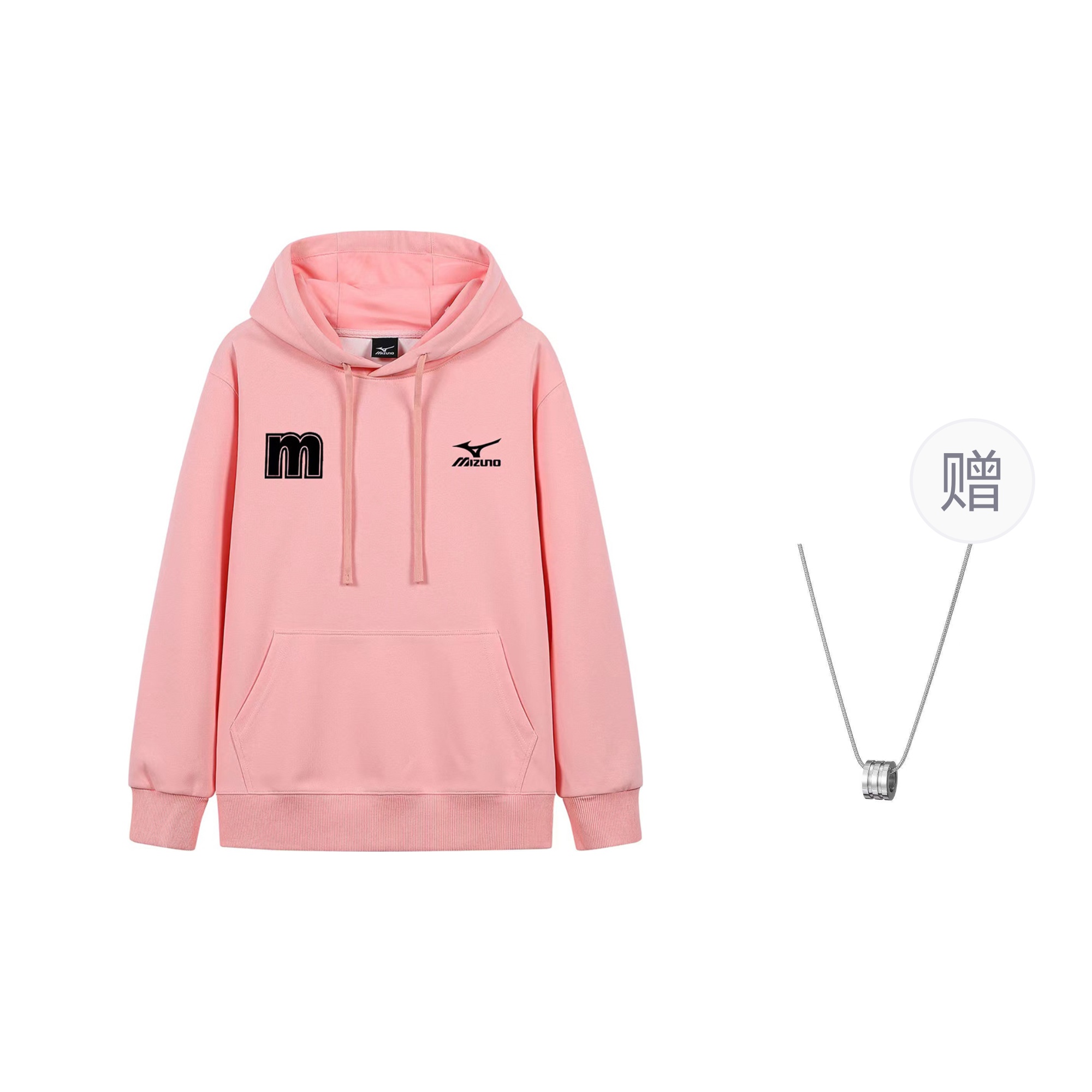 Свитшот унисекс розовый с ожерельем Mizuno
Свитшот унисекс розовый с ожерельем Mizuno