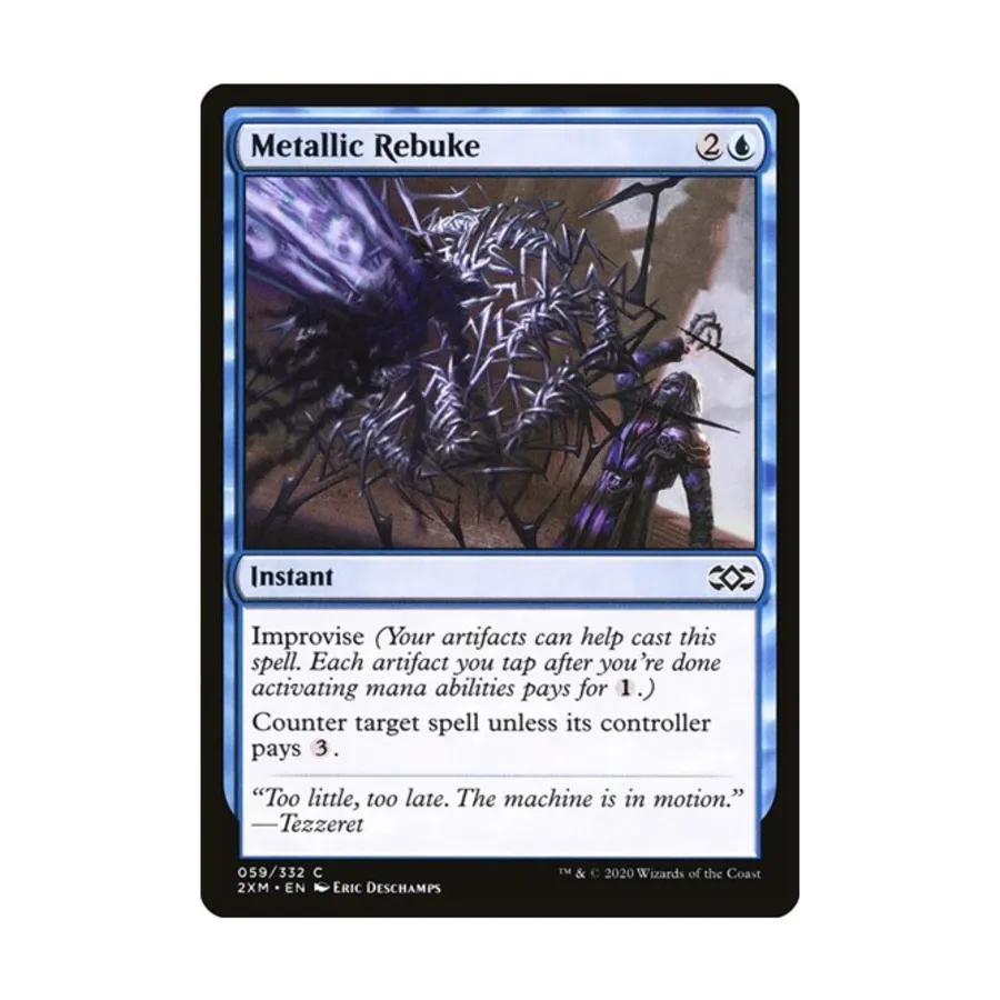 CCG Металлический упрек (С), MTG - Double Masters
CCG Металлический упрек (С), MTG - Double Masters