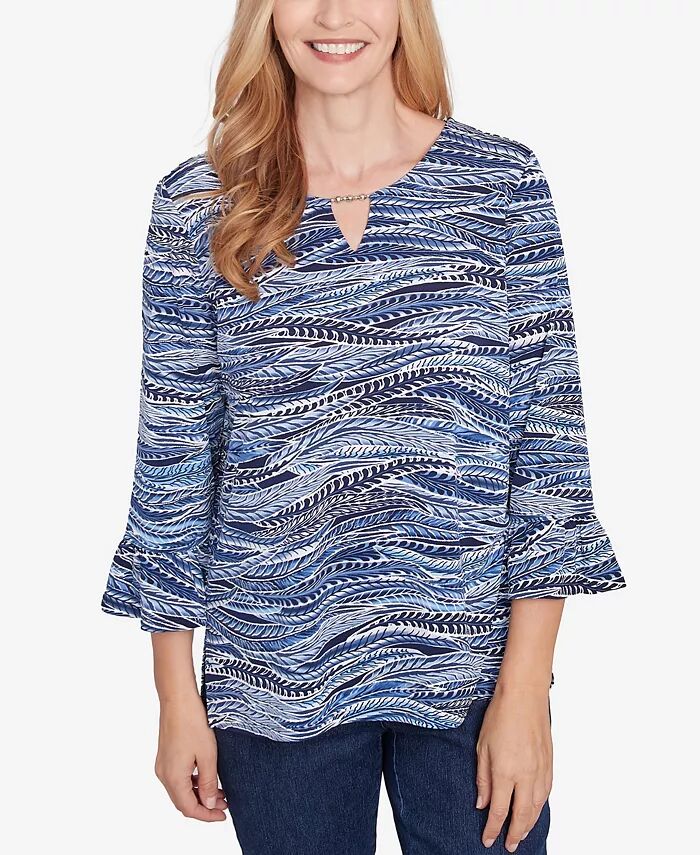 Топ Petite Classics с разрезом на шее и отделкой бисером Alfred Dunner, синий
Топ Petite Classics с разрезом на шее и отделкой бисером Alfred Dunner, синий