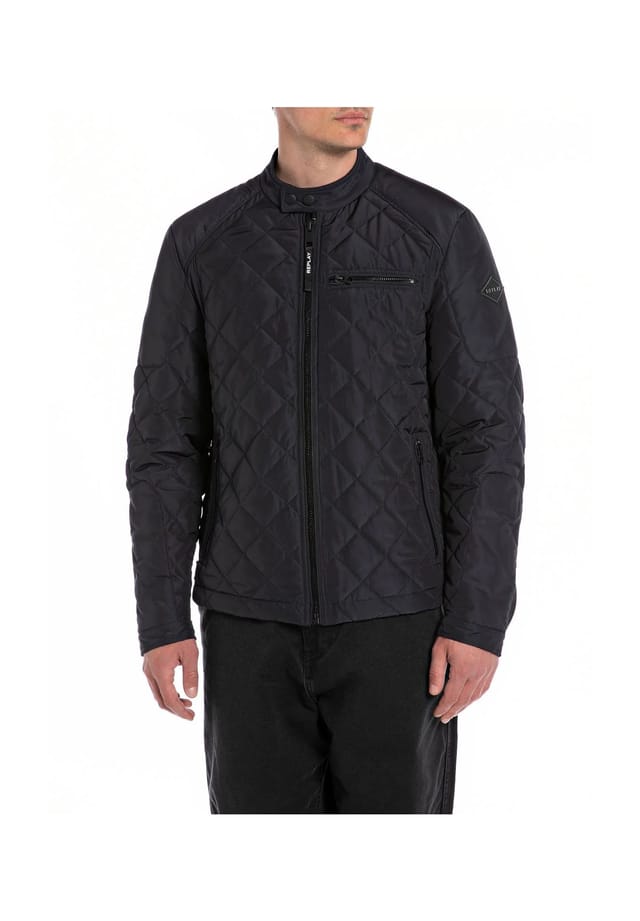 Стеганая куртка с двойной застежкой-кнопкой Replay, синий
Стеганая куртка с двойной застежкой-кнопкой Replay, синий