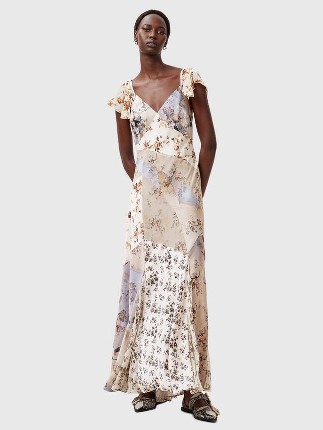 Макси-платье в стиле пэчворк от lala AllSaints, коричневый/разноцветный
Макси-платье в стиле пэчворк от lala AllSaints, коричневый/разноцветный