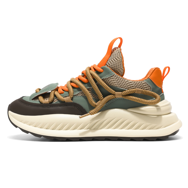 Magelly Амортизирующие противоскользящие и износостойкие кроссовки на низком ходу Chunky мужские цвета хаки, цвет Khaki
Magelly Амортизирующие противоскользящие и износостойкие кроссовки на низком ходу Chunky мужские цвета хаки, цвет Khaki