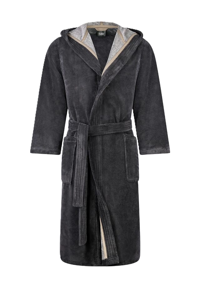 Халат двухсторонний с капюшоном впитывающий Cawö, серый
Халат двухсторонний с капюшоном впитывающий Cawö, серый