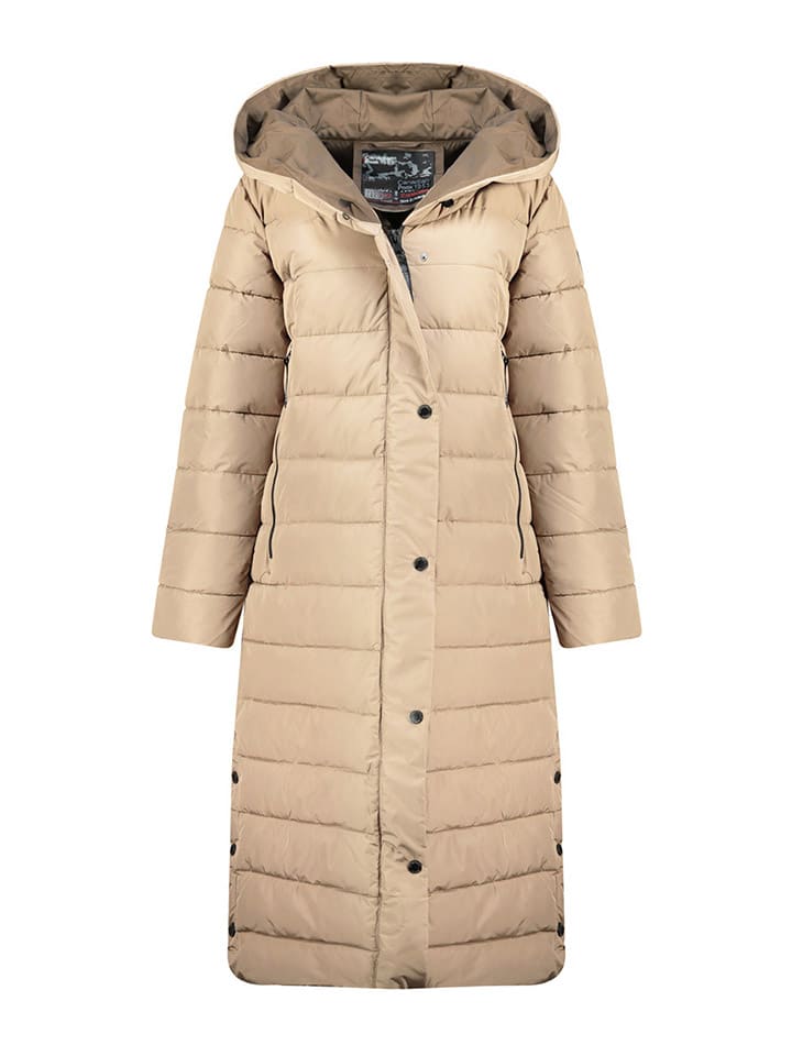 Стеганое пальто Констанция бежевого цвета Canadian Peak
Стеганое пальто Констанция бежевого цвета Canadian Peak
