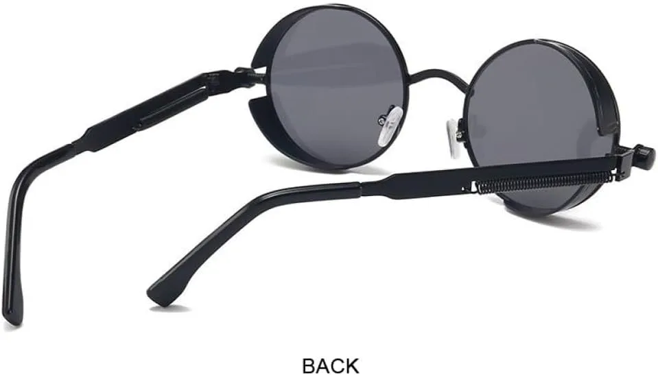 Классические готические солнцезащитные очки в стиле стимпанк для женщин и мужчин, винтажные, в круглой металлической оправе, с защитой от ультрафиолета UV400 MTZJH, 6
Классические готические солнцезащитные очки в стиле стимпанк для женщин и мужчин, винтажные, в круглой металлической оправе, с защитой от ультрафиолета UV400 MTZJH, 6