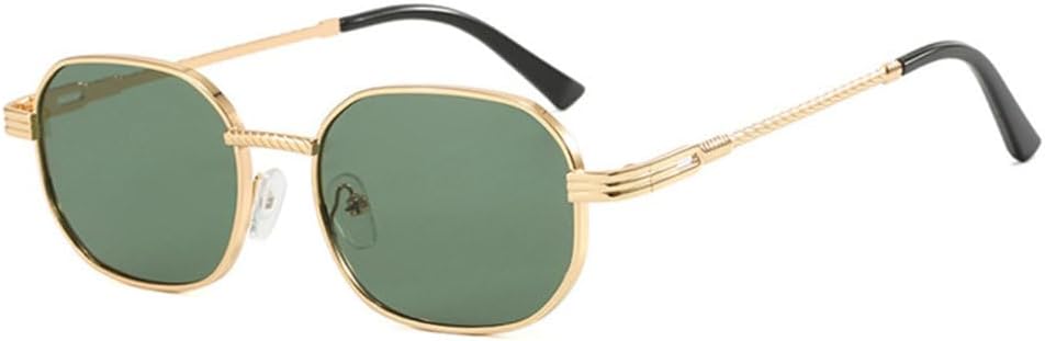 Ретро-солнцезащитные очки в маленькой металлической оправе для женщин, модные градиентные линзы, защита от УФ-излучения UV400, панк-очки темно-зеленого цвета для мужчин TYUVIVO, Golden Dark Green
Ретро-солнцезащитные очки в маленькой металлической оправе для женщин, модные градиентные линзы, защита от УФ-излучения UV400, панк-очки темно-зеленого цвета для мужчин TYUVIVO, Golden Dark Green