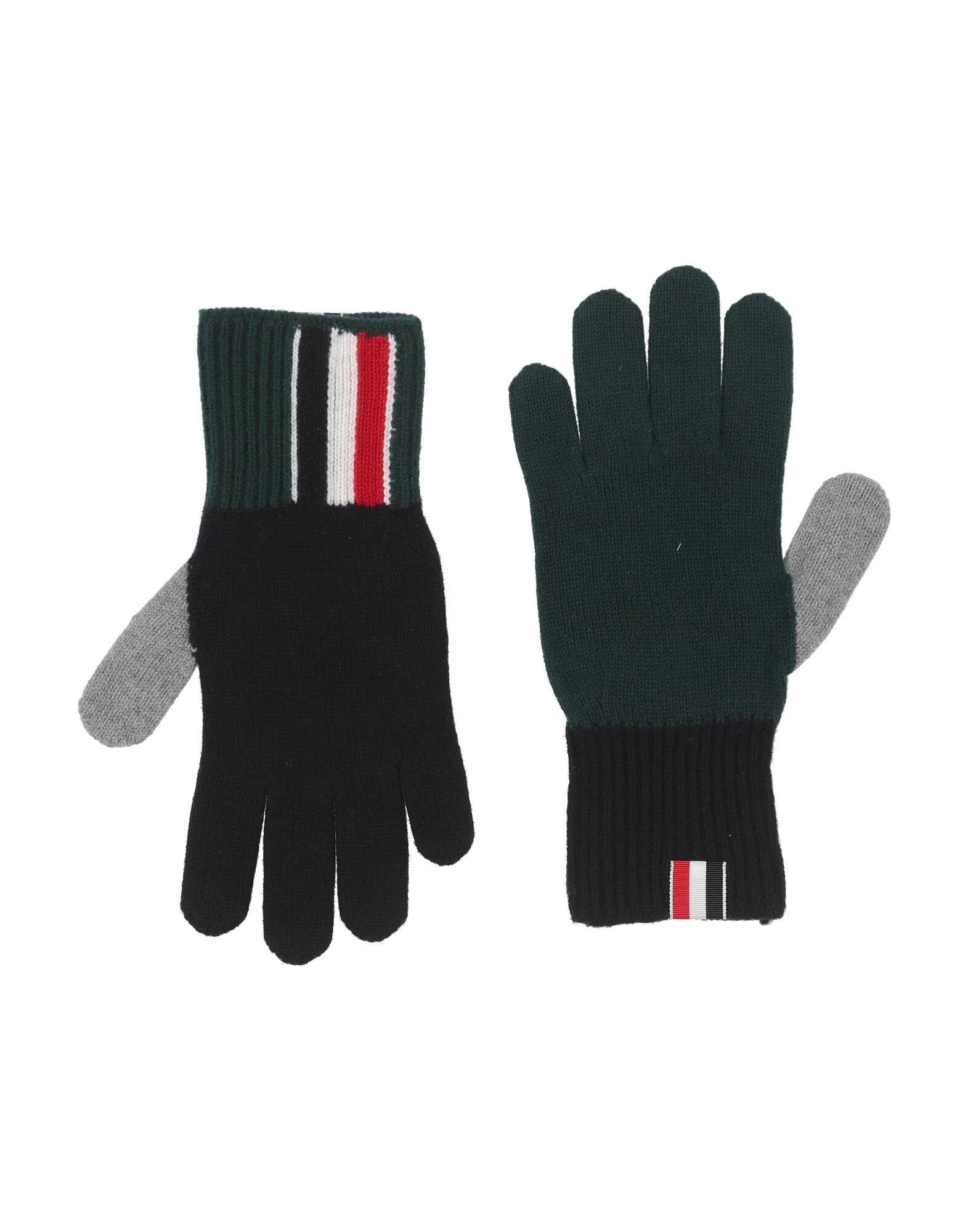 Перчатки Thom Browne, зеленый
Перчатки Thom Browne, зеленый