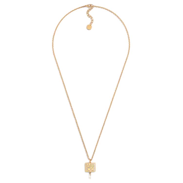 DIOR Золотое металлическое колье Women's Gold
DIOR Золотое металлическое колье Women's Gold