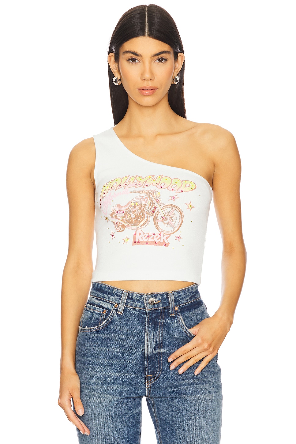 Футболка moto с блестками Rezek Studio, белый
Футболка moto с блестками Rezek Studio, белый