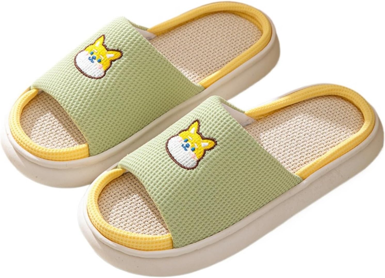 Милые тапочки Корги для женщин и мужчин, пап, плюшевые, пушистые, забавные, кавай, мягкие для дома и улицы, с нескользящей подошвой, для спальни Elirar, зеленый
Милые тапочки Корги для женщин и мужчин, пап, плюшевые, пушистые, забавные, кавай, мягкие для дома и улицы, с нескользящей подошвой, для спальни Elirar, зеленый