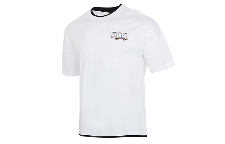 Футболка мужская белая Puma, белый 
Футболка мужская белая Puma, белый