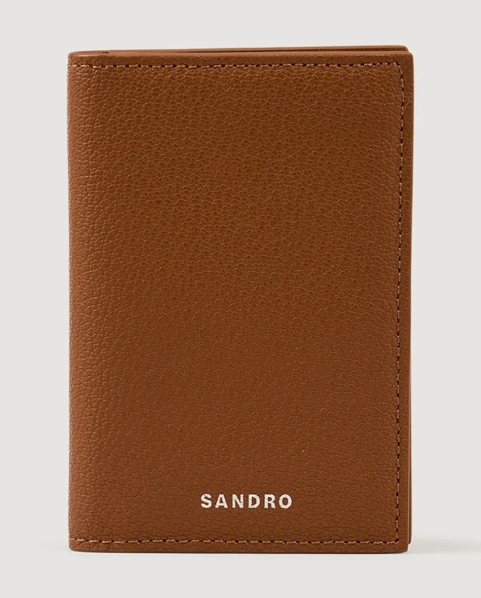 Складной мужской кожаный кошелек из зернистой кожи Sandro, коричневый
Складной мужской кожаный кошелек из зернистой кожи Sandro, коричневый
