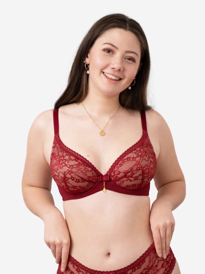 Бюстгальтер на косточках SugarShape, бордовый
Бюстгальтер на косточках SugarShape, бордовый