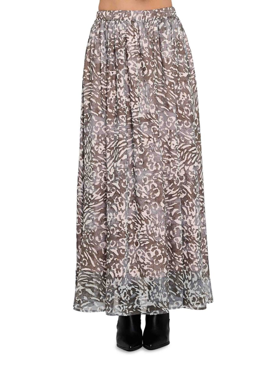 Юбка макси с анималистичным принтом А-силуэта Renee C., угольный
Юбка макси с анималистичным принтом А-силуэта Renee C., угольный