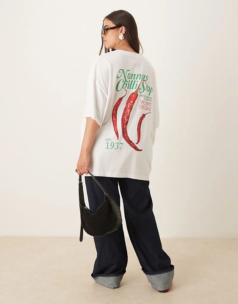 Футболка свободного кроя ASOS DESIGN Curve с принтом чили белого цвета Asos Curve, Белый, Футболка свободного кроя ASOS DESIGN Curve с принтом чили белого цвета Asos Curve
Футболка свободного кроя ASOS DESIGN Curve с принтом чили белого цвета Asos Curve, Белый, Футболка свободного кроя ASOS DESIGN Curve с принтом чили белого цвета Asos Curve