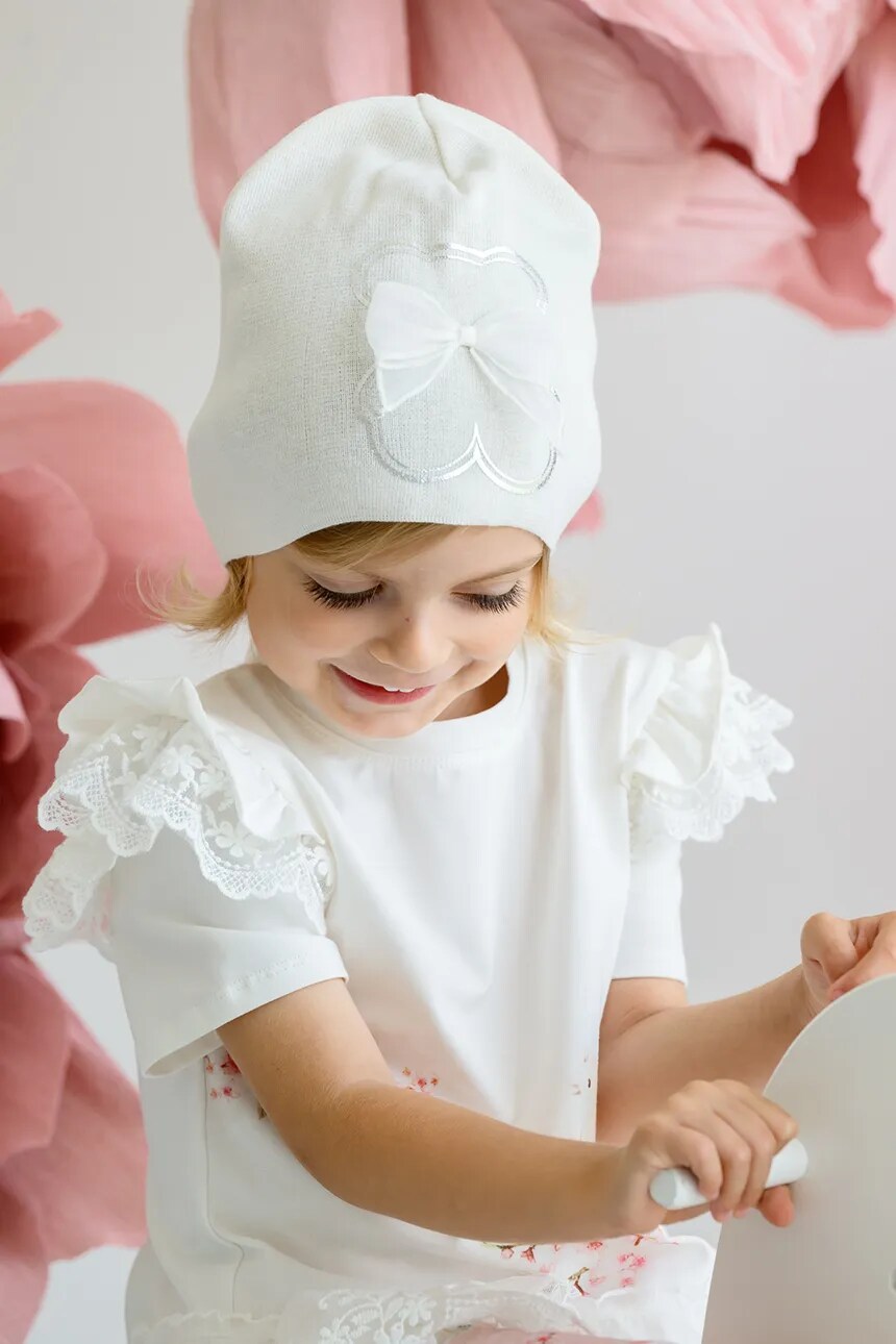 Детская хлопковая шапочка MARTINA Jamiks, бежевый
Детская хлопковая шапочка MARTINA Jamiks, бежевый