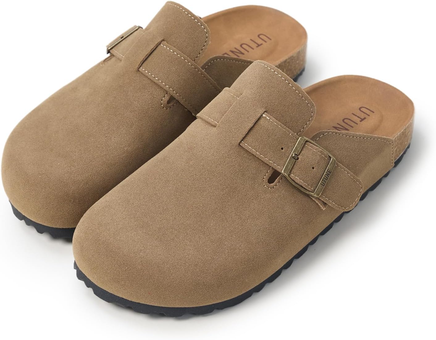 Женские замшевые сабо utune, удобные туфли без застежки с регулируемой пряжкой, стелька с поддержкой свода стопы из пробки, нескользящая подошва, сабо для мужчин и женщин, Camel
Женские замшевые сабо utune, удобные туфли без застежки с регулируемой пряжкой, стелька с поддержкой свода стопы из пробки, нескользящая подошва, сабо для мужчин и женщин, Camel