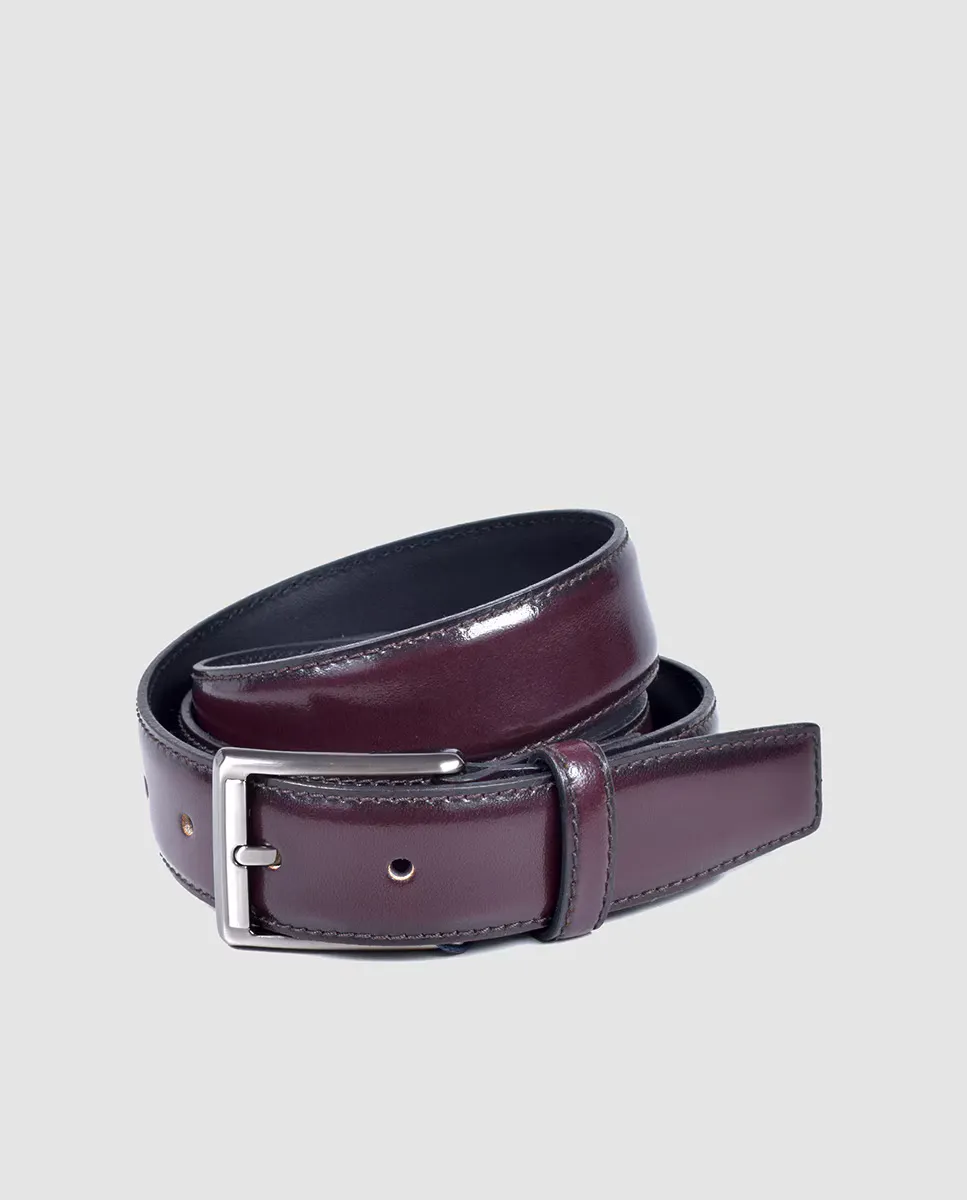 Гладкий блестящий ремень шириной 32 мм Miguel Bellido, красный
Гладкий блестящий ремень шириной 32 мм Miguel Bellido, красный