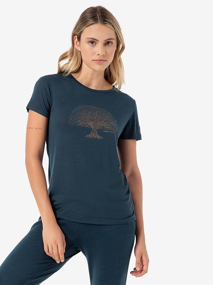 Функциональная рубашка super.natural Funktionsshirt Tree of Knowledge, темно-синий
Функциональная рубашка super.natural Funktionsshirt Tree of Knowledge, темно-синий