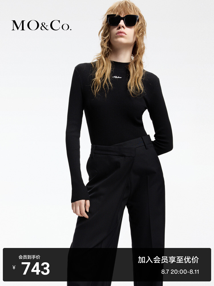 Шерстяной свитер Moco, черный
Шерстяной свитер Moco, черный