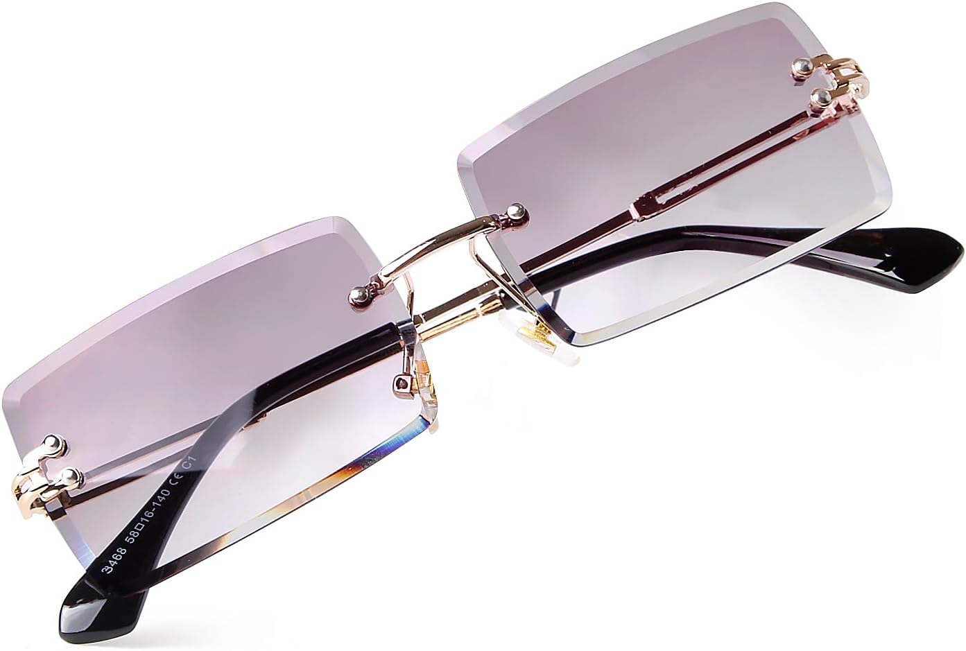 Прямоугольные солнцезащитные очки для женщин и мужчин, квадратные без оправы, очки для рейв-вечеринок с защитой от УФ-излучения UV400 и антибликовым покрытием Thryvox, Gold/Grey Purple
Прямоугольные солнцезащитные очки для женщин и мужчин, квадратные без оправы, очки для рейв-вечеринок с защитой от УФ-излучения UV400 и антибликовым покрытием Thryvox, Gold/Grey Purple