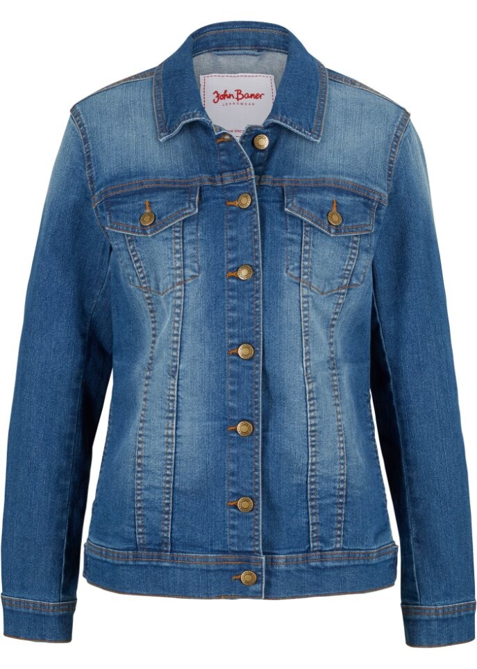 Джинсовая куртка из эластичного денима John Baner Jeanswear, синий
Джинсовая куртка из эластичного денима John Baner Jeanswear, синий