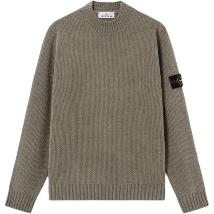 Свитер с текстурой и круглым вырезом STONE ISLAND, sage зеленый
Свитер с текстурой и круглым вырезом STONE ISLAND, sage зеленый