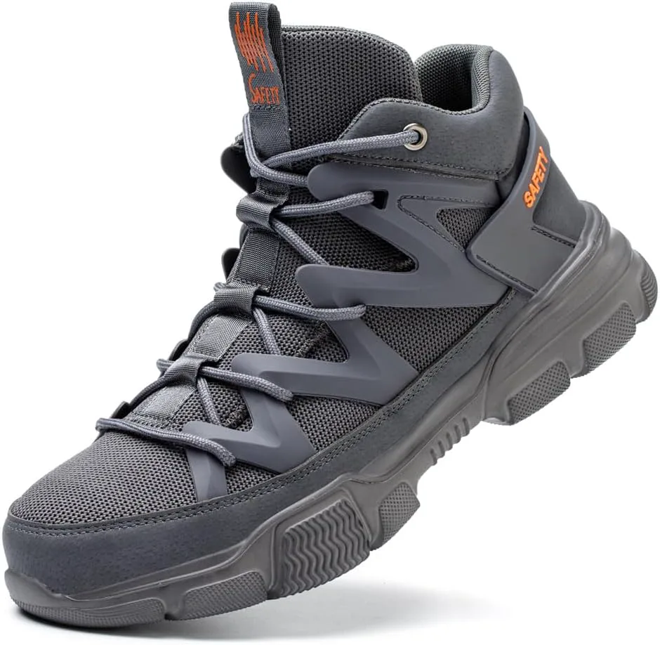 Мужские и женские стальные ботинки Asiman, неразрушимые, легкие, удобные, рабочие обувь с защитой, противоскользящие ботинки с композитным носком, серый
Мужские и женские стальные ботинки Asiman, неразрушимые, легкие, удобные, рабочие обувь с защитой, противоскользящие ботинки с композитным носком, серый