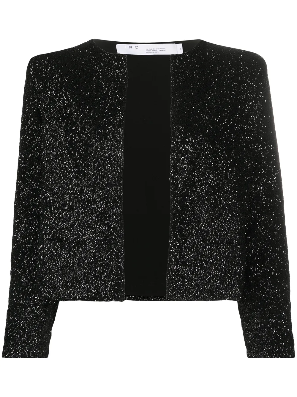 Укороченный жакет с пайетками IRO, черный
Укороченный жакет с пайетками IRO, черный