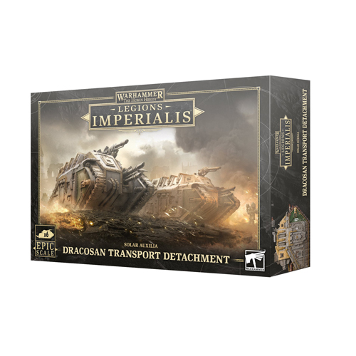 Фигурка Legions Imperialis: Solar Auxilia – Dracosan Transport Detachment Games Workshop
Фигурка Legions Imperialis: Solar Auxilia – Dracosan Transport Detachment Games Workshop