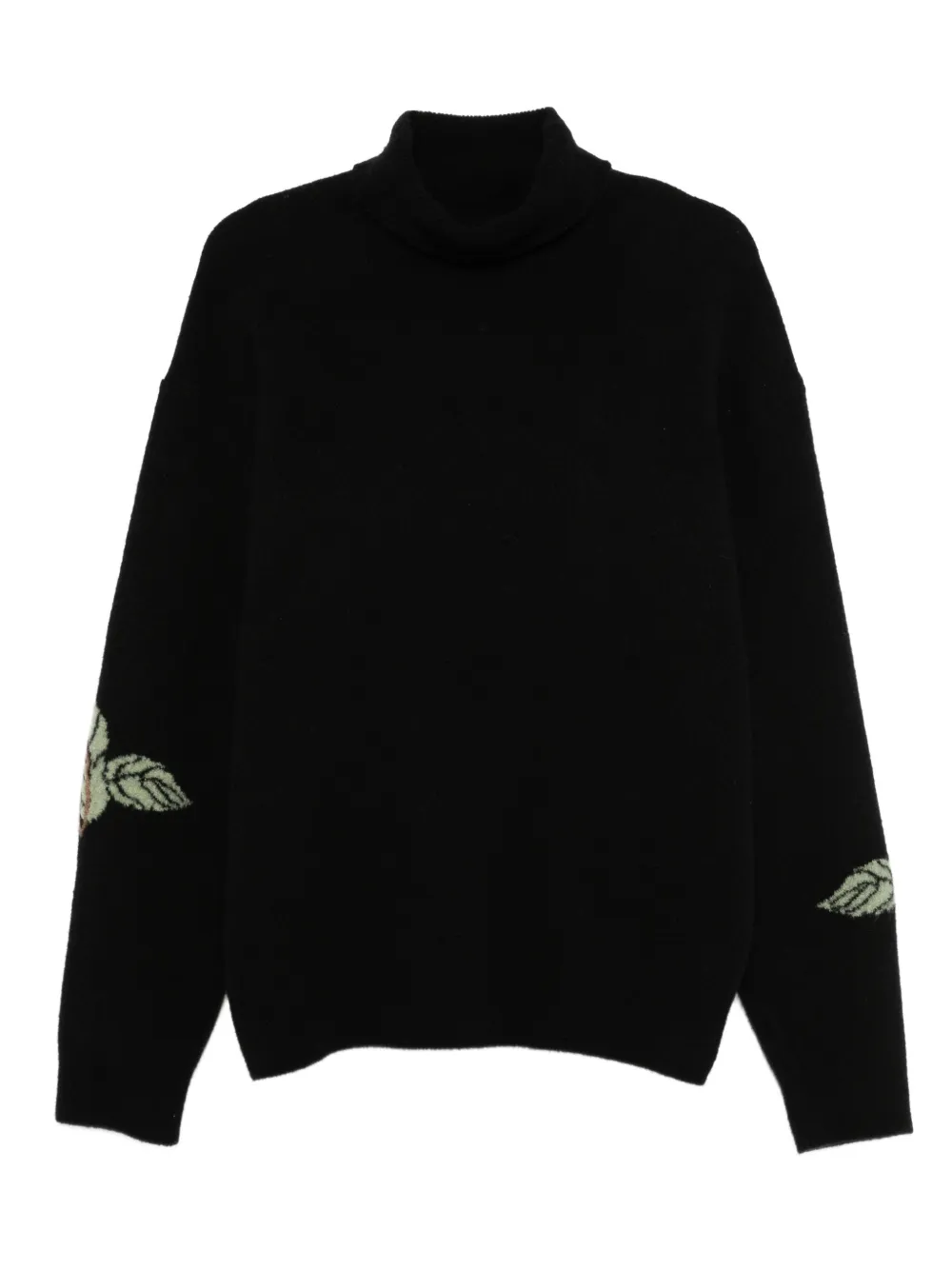 Шерстяной свитер с цветочным декором Nanushka, черный
Шерстяной свитер с цветочным декором Nanushka, черный