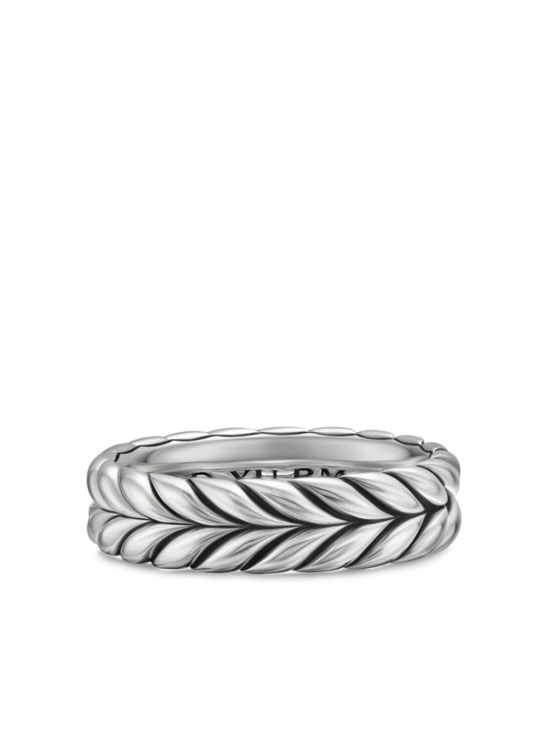 Кольцо Chevron из стерлингового серебра David Yurman, серебряный
Кольцо Chevron из стерлингового серебра David Yurman, серебряный