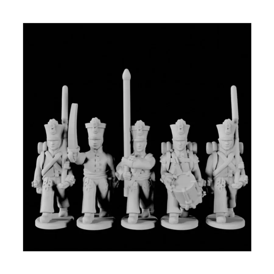 Австро-Унгарское (Венгерское) пехотное командование в Шако, ESR Napoleonics Miniatures - Austria (10mm)
Австро-Унгарское (Венгерское) пехотное командование в Шако, ESR Napoleonics Miniatures - Austria (10mm)