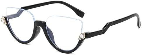 Модные солнцезащитные очки в полуободковой оправе с бриллиантами для женщин, очки с градиентным зеркальным покрытием, винтажная оправа для мужских очков MTZJH, Black Clear
Модные солнцезащитные очки в полуободковой оправе с бриллиантами для женщин, очки с градиентным зеркальным покрытием, винтажная оправа для мужских очков MTZJH, Black Clear