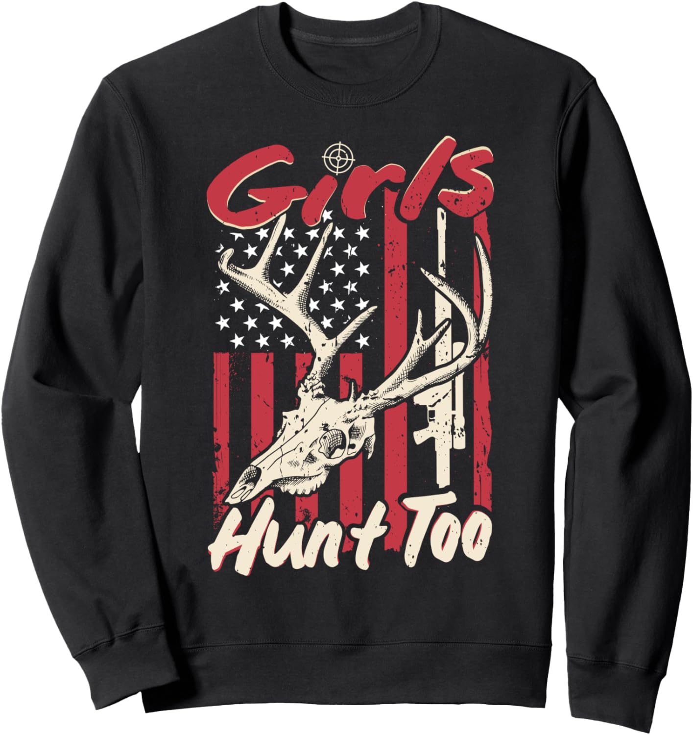 Толстовка с забавным рисунком «Girls Hunt Too Deer» - Забавная толстовка для охотников Funny Hunting Lover Outfits For Deer Hunters, черный
Толстовка с забавным рисунком «Girls Hunt Too Deer» - Забавная толстовка для охотников Funny Hunting Lover Outfits For Deer Hunters, черный