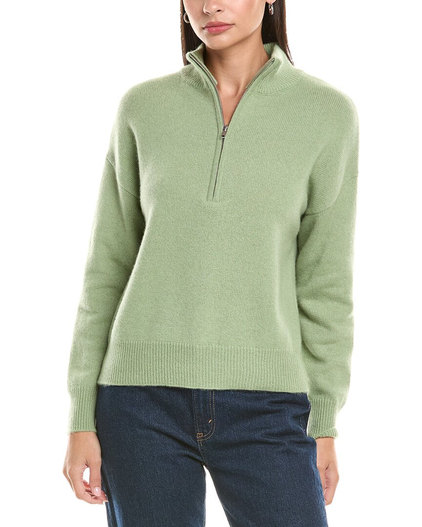 Кашемировый пуловер с молнией на четверть THE CASHMERE PROJECT, зеленый
Кашемировый пуловер с молнией на четверть THE CASHMERE PROJECT, зеленый