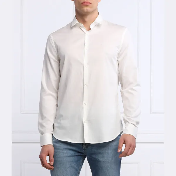 Рубашка стандартного кроя Armani Exchange, бежевый 
Рубашка стандартного кроя Armani Exchange, бежевый