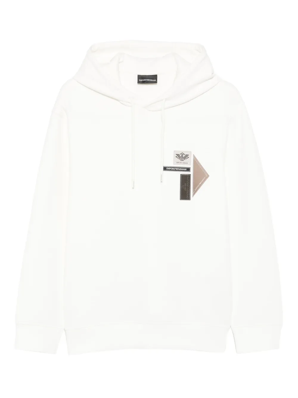 Свитер с капюшоном и нашивкой-логотипом Emporio Armani, белый
Свитер с капюшоном и нашивкой-логотипом Emporio Armani, белый